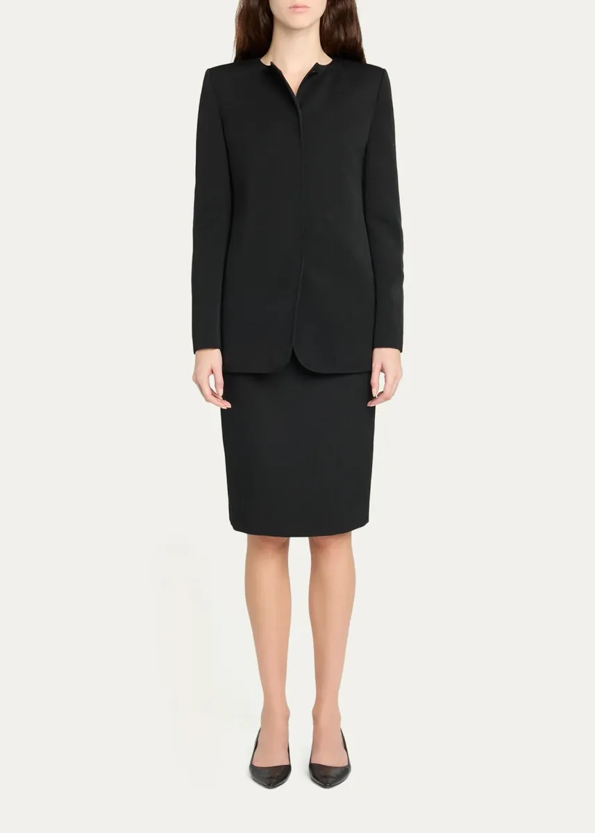 The Row Larco Wool Pencil Skirt | Thumbnail 2