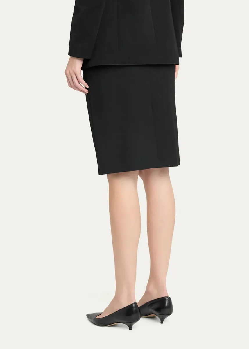 The Row Larco Wool Pencil Skirt | Thumbnail 3