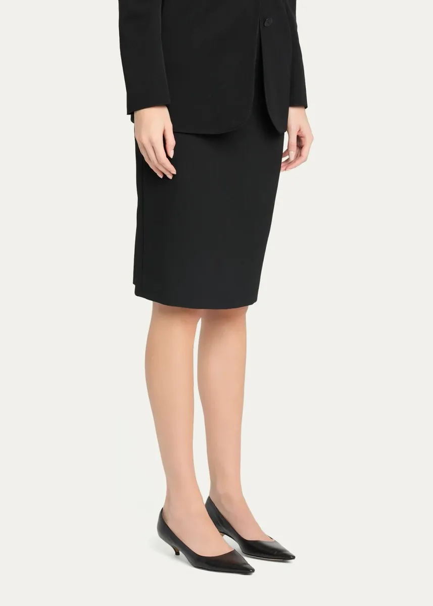 The Row Larco Wool Pencil Skirt | Thumbnail 4