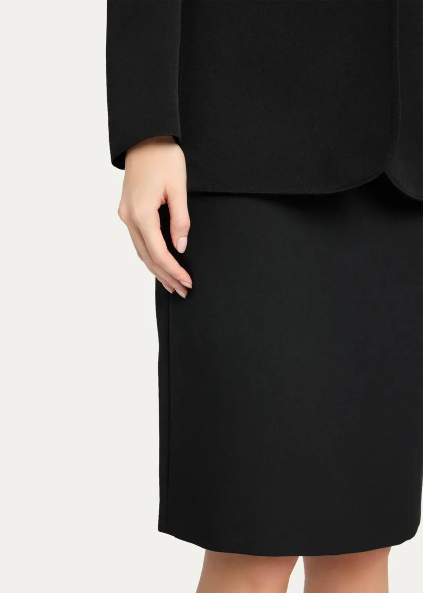 The Row Larco Wool Pencil Skirt | Thumbnail 5