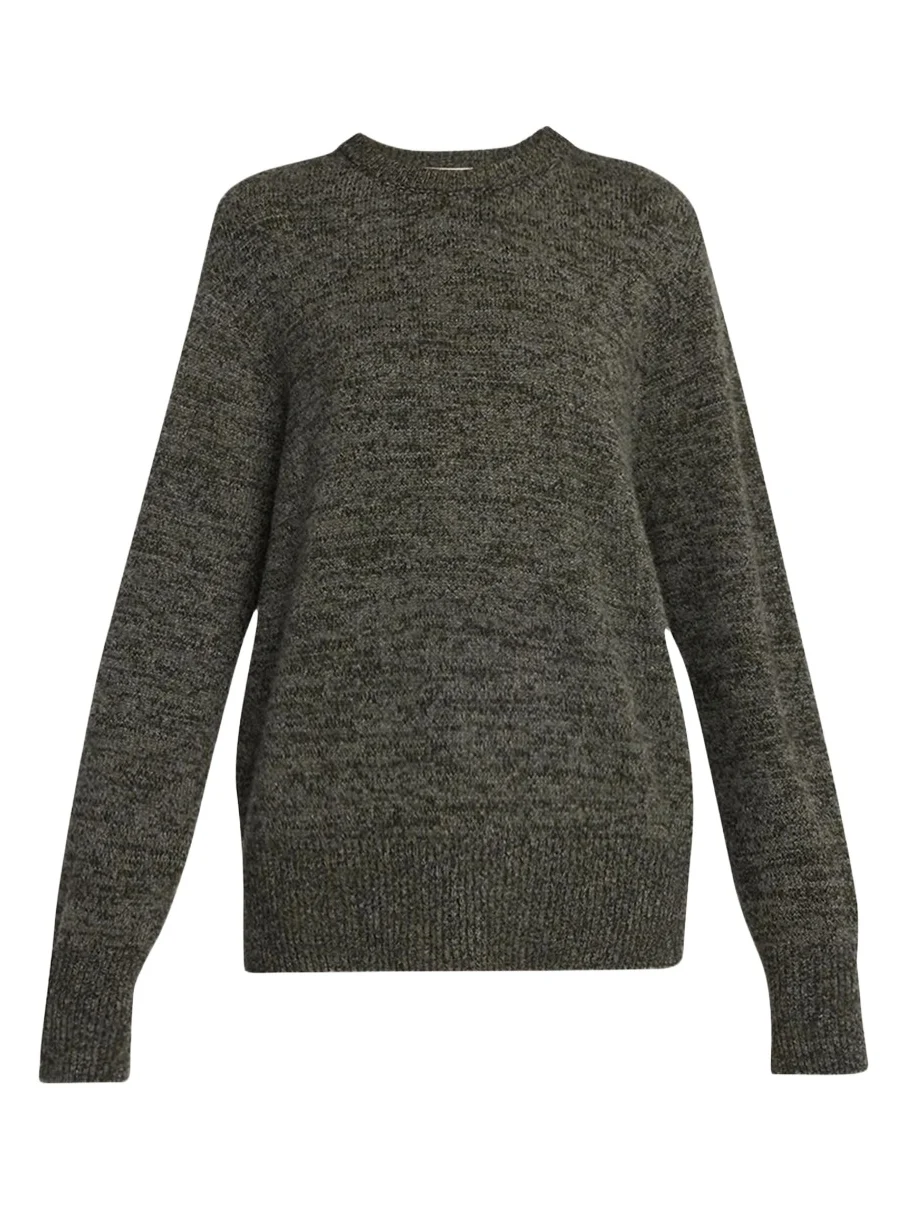 Quellin Melange Cashmere Crewneck Sweater Quellin Melange Cashmere Crewneck Sweater