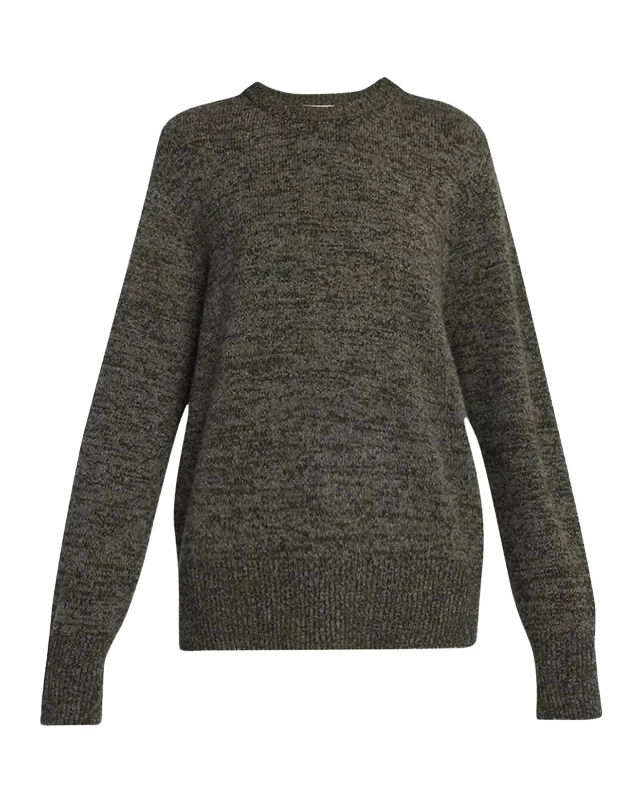 Quellin Melange Cashmere Crewneck Sweater