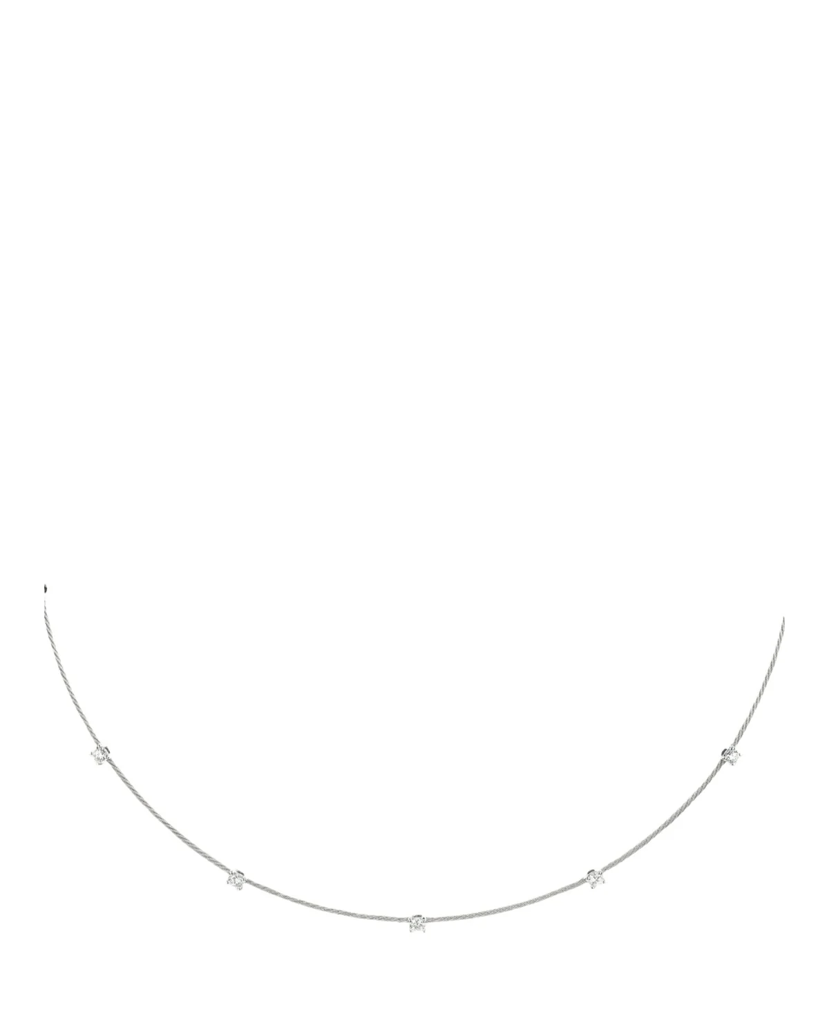 Unity 18K White Gold & 0.70 TCW Diamond Necklace Unity 18K White Gold & 0.70 TCW Diamond Necklace