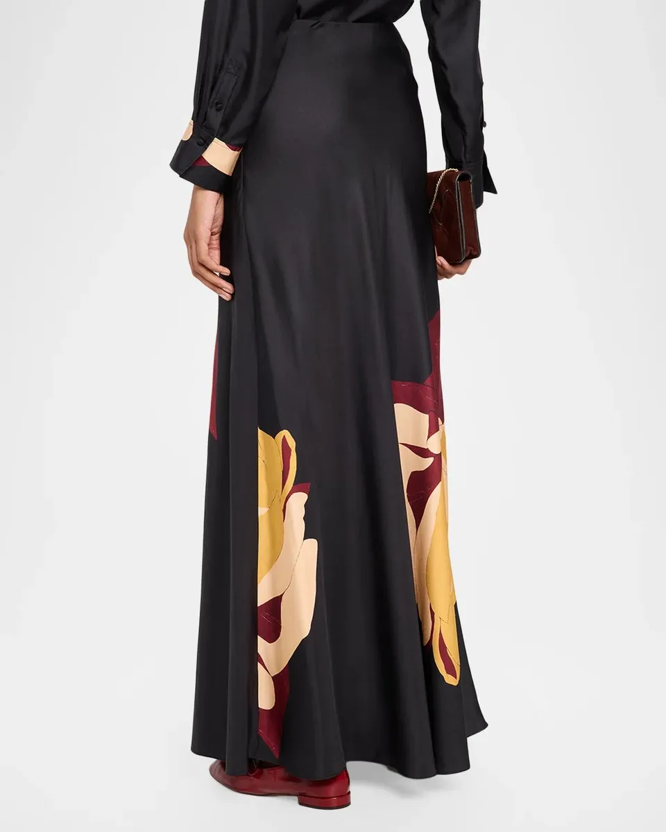 Ulla Johnson x Cassi Namoda Pera Floral Silk Skirt | Thumbnail 3 Ulla Johnson x Cassi Namoda Pera Floral Silk Skirt | Thumbnail 3