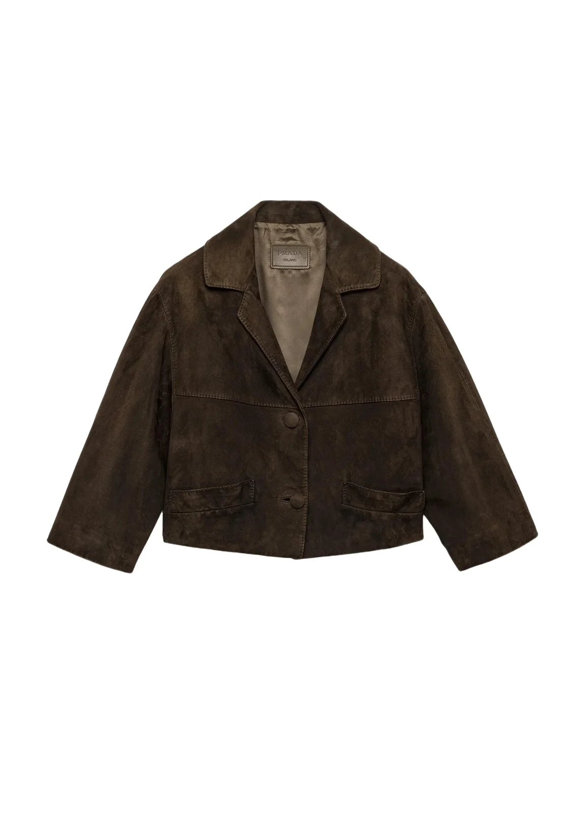 Sueded Lambskin Cropped Jacket Sueded Lambskin Cropped Jacket