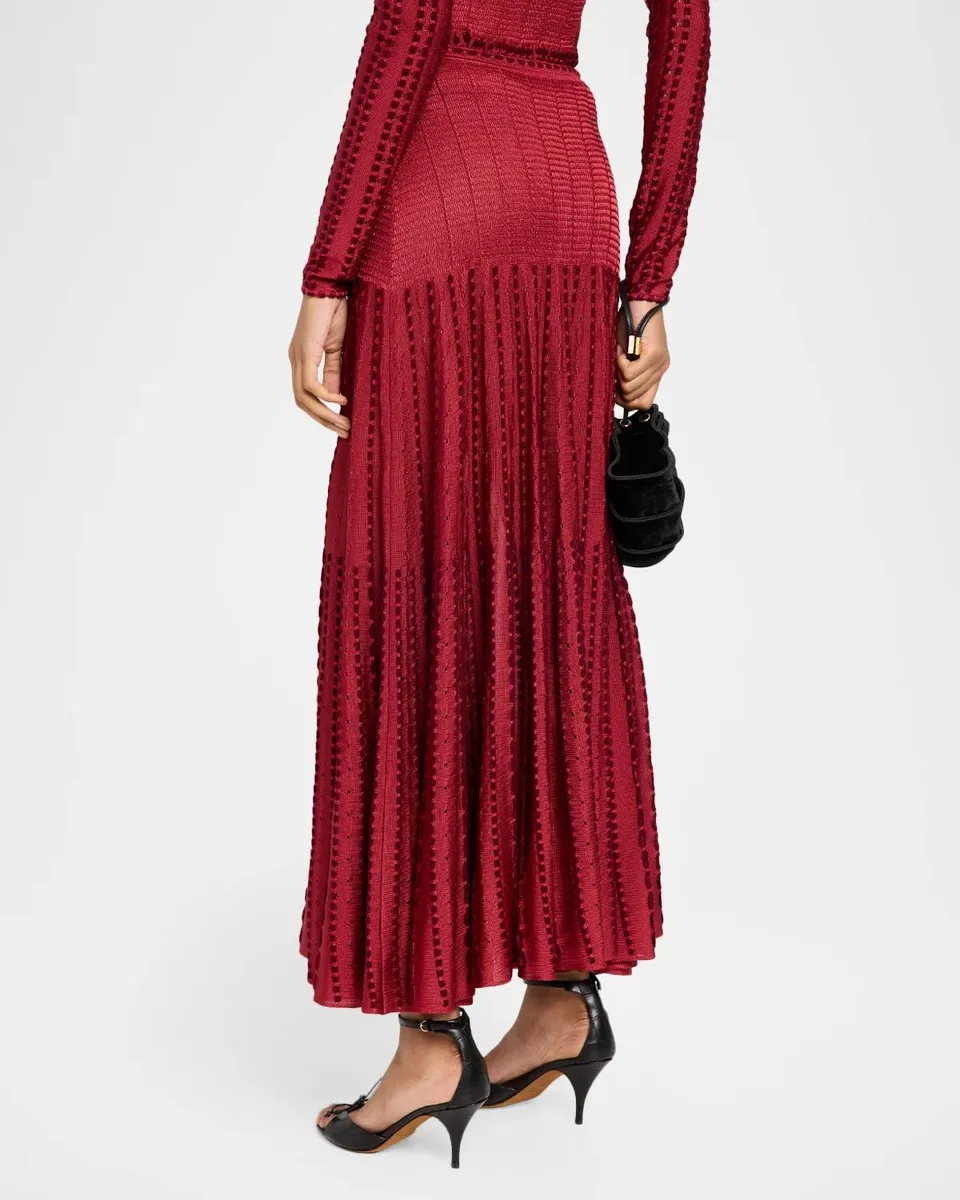 Ulla Johnson Lilah Eyelet Degrade Midi Skirt | Thumbnail 3 Ulla Johnson Lilah Eyelet Degrade Midi Skirt | Thumbnail 3