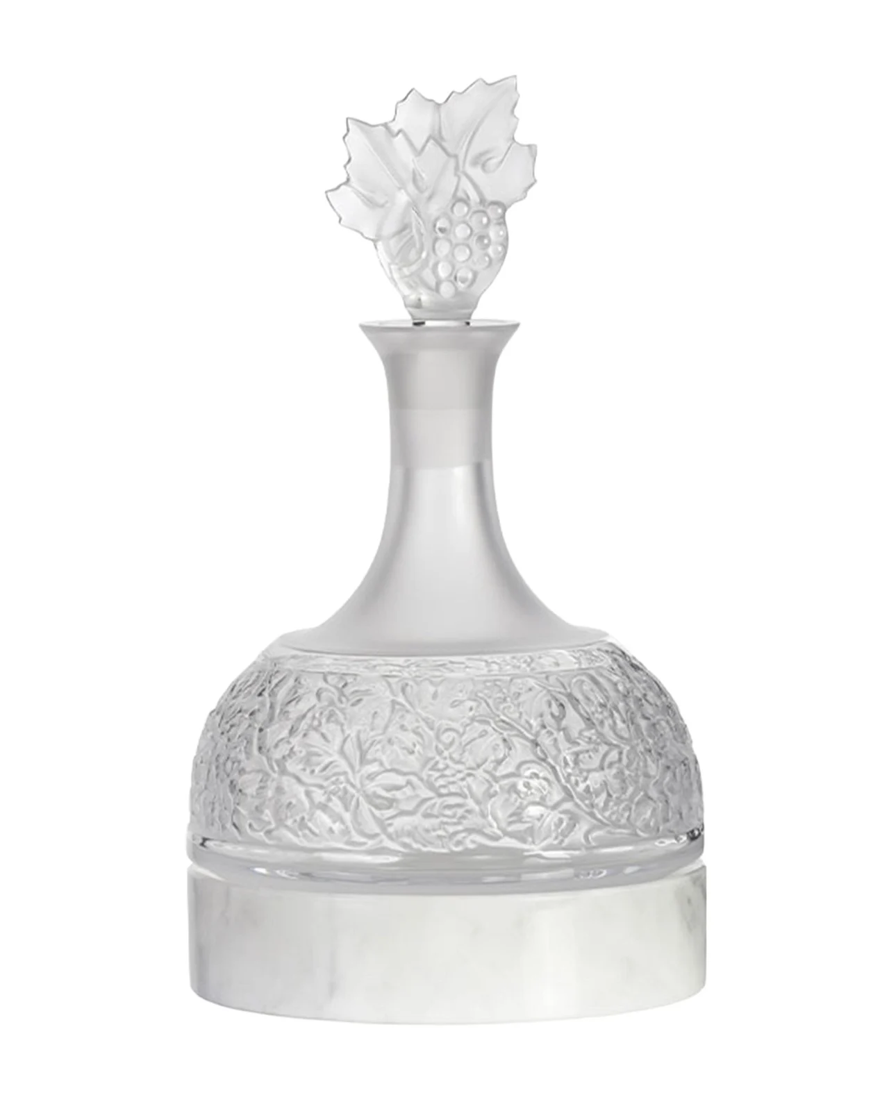 Lalique Wine Refresher Marble Base For The Versailles Decanter