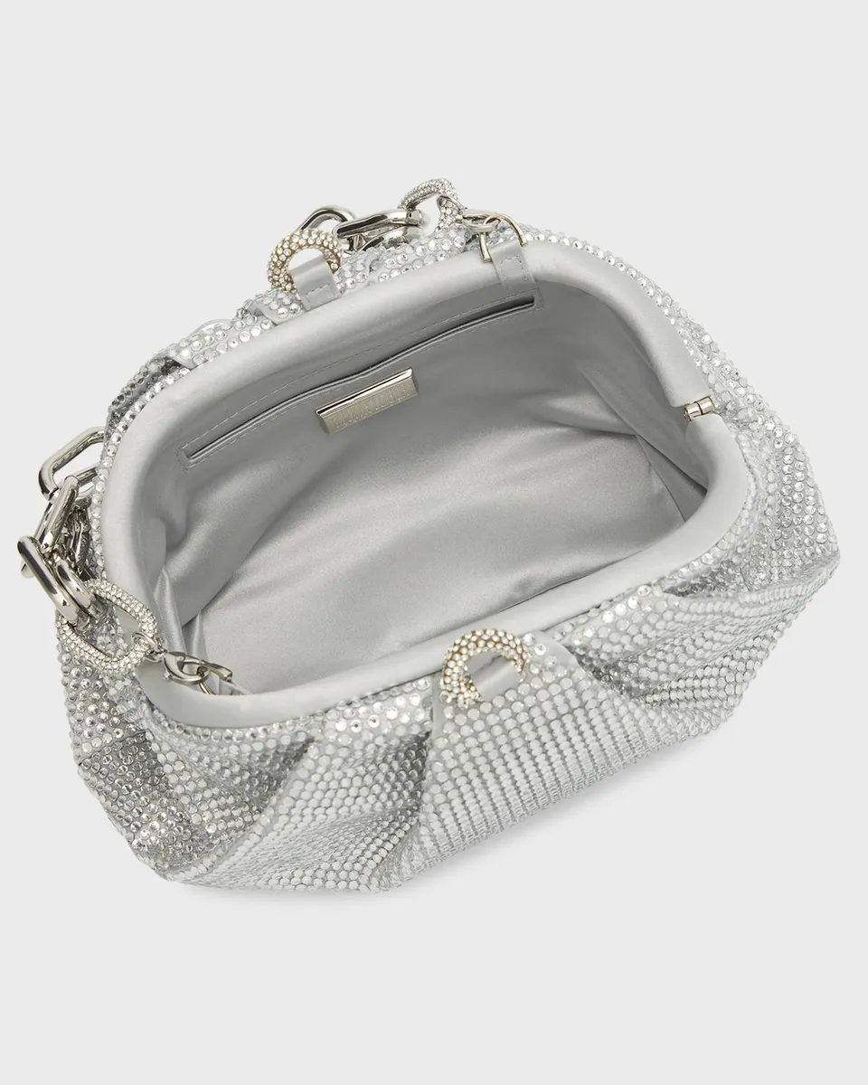 Judith Leiber Couture Gemma Pleated Crystal Clutch Bag | Thumbnail 3