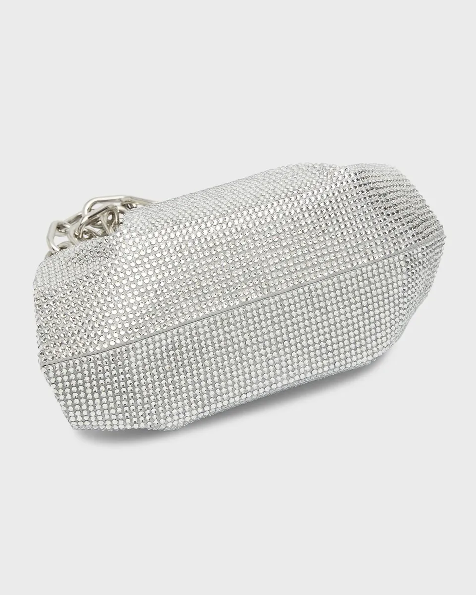 Judith Leiber Couture Gemma Pleated Crystal Clutch Bag | Thumbnail 7