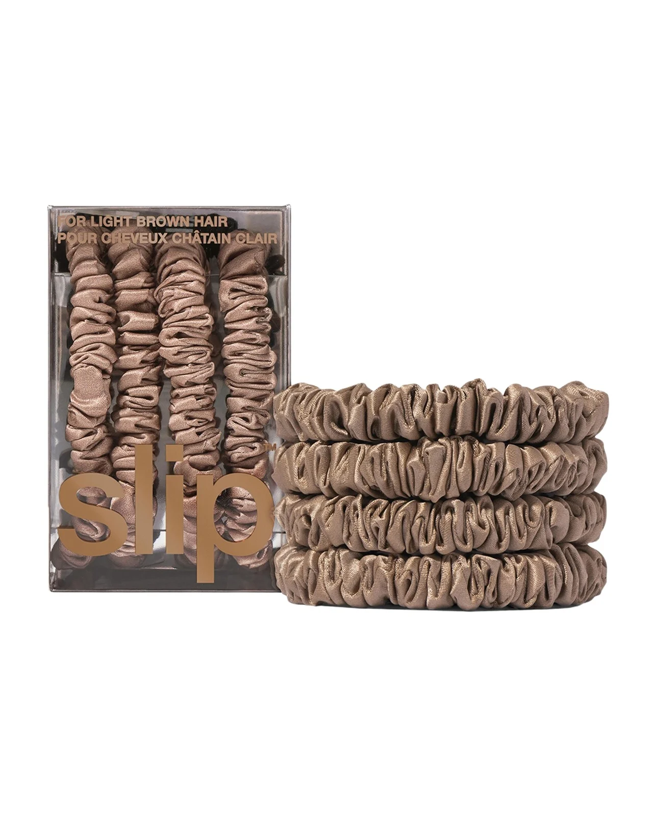 Pure Silk Back to Basics Assorted Skinny Scrunchies Set