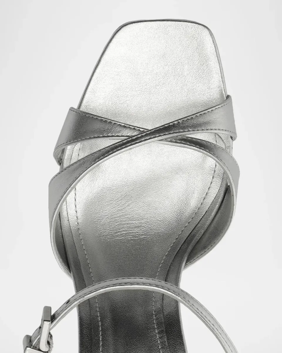 Schutz Maxine Metallic Leather Platform Sandals | Thumbnail 4 Schutz Maxine Metallic Leather Platform Sandals | Thumbnail 4