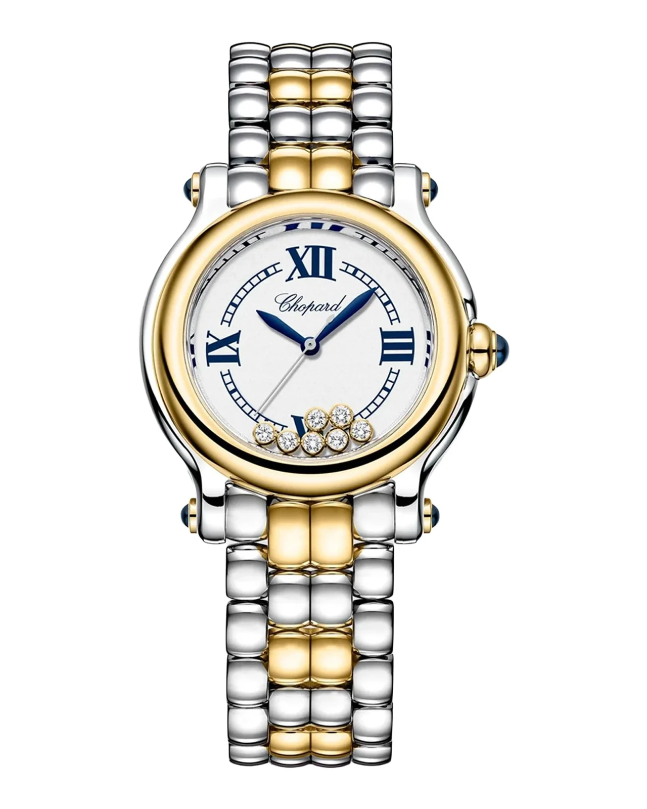 Happy Sport The First Stainless Steel, 18K Yellow Gold & 0.21 TCW Diamond Bracelet Watch/33MM Happy Sport The First Stainless Steel, 18K Yellow Gold & 0.21 TCW Diamond Bracelet Watch/33MM
