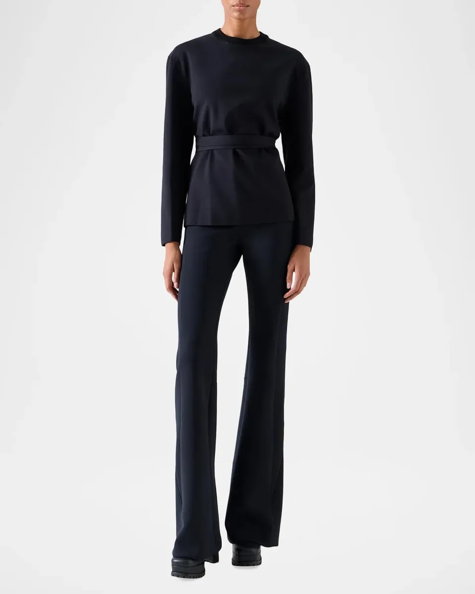 Akris Wrap-Effect Open-Back Top | Thumbnail 2 Akris Wrap-Effect Open-Back Top | Thumbnail 2