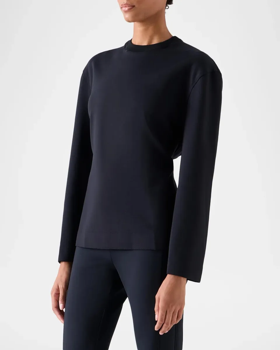 Akris Wrap-Effect Open-Back Top | Thumbnail 5 Akris Wrap-Effect Open-Back Top | Thumbnail 5