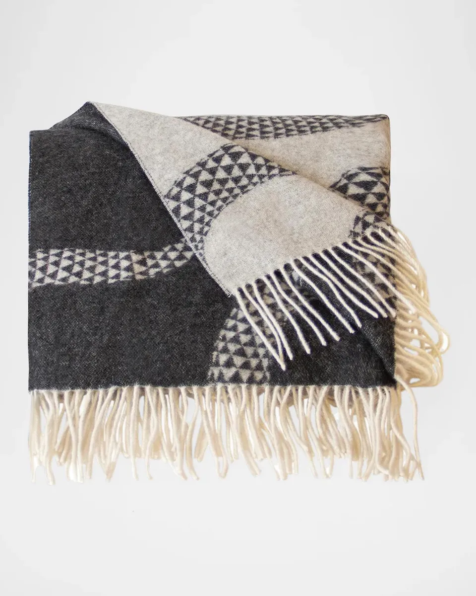 Jonathan Adler Eden Merino Wool Throw Blanket | Thumbnail 3 Jonathan Adler Eden Merino Wool Throw Blanket | Thumbnail 3