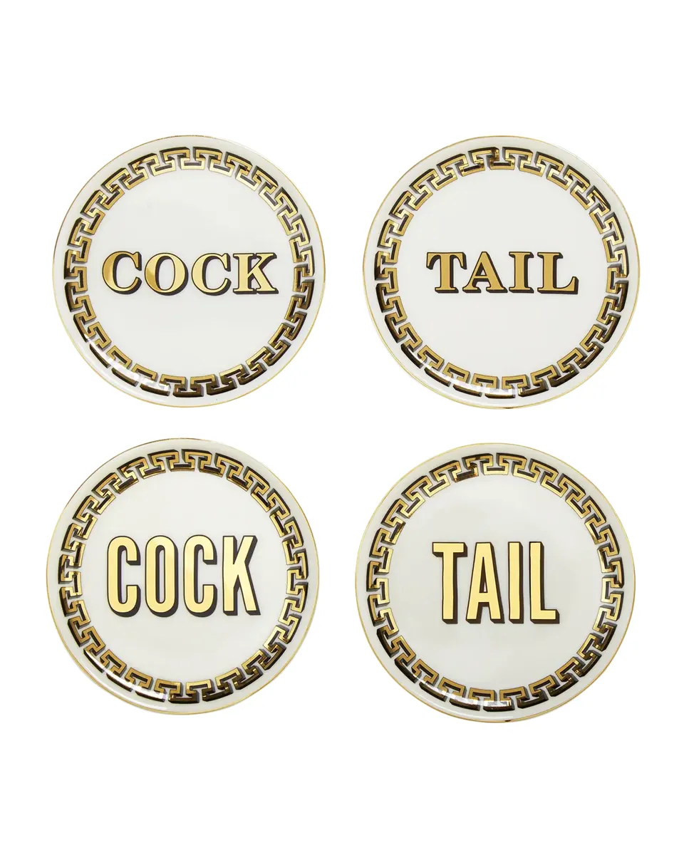Jonathan Adler Cock/Tail Coasters | Thumbnail 2