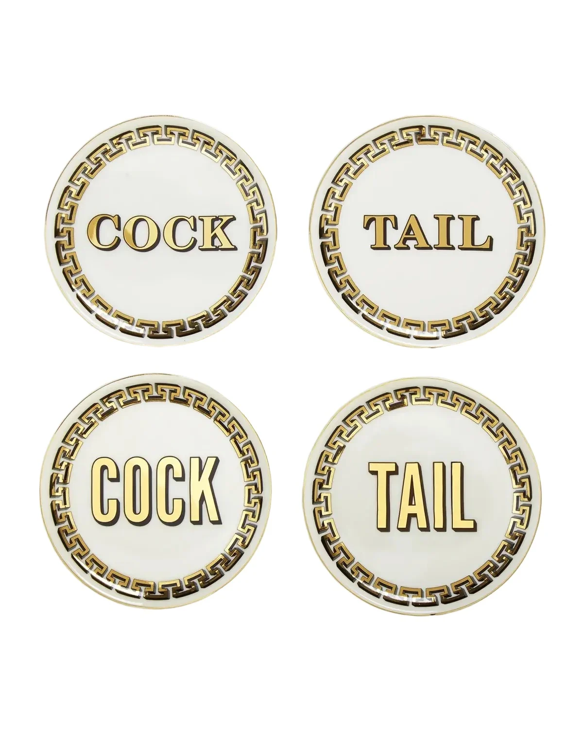 Cock/Tail Coasters Cock/Tail Coasters