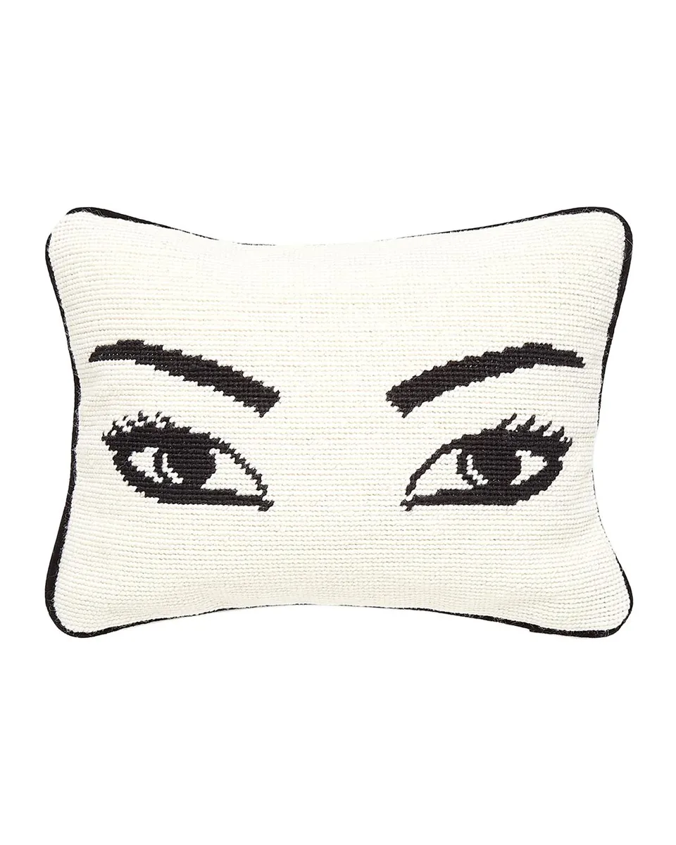 Jonathan Adler Eyes Needlepoint Throw Pillow | Thumbnail 3 Jonathan Adler Eyes Needlepoint Throw Pillow | Thumbnail 3