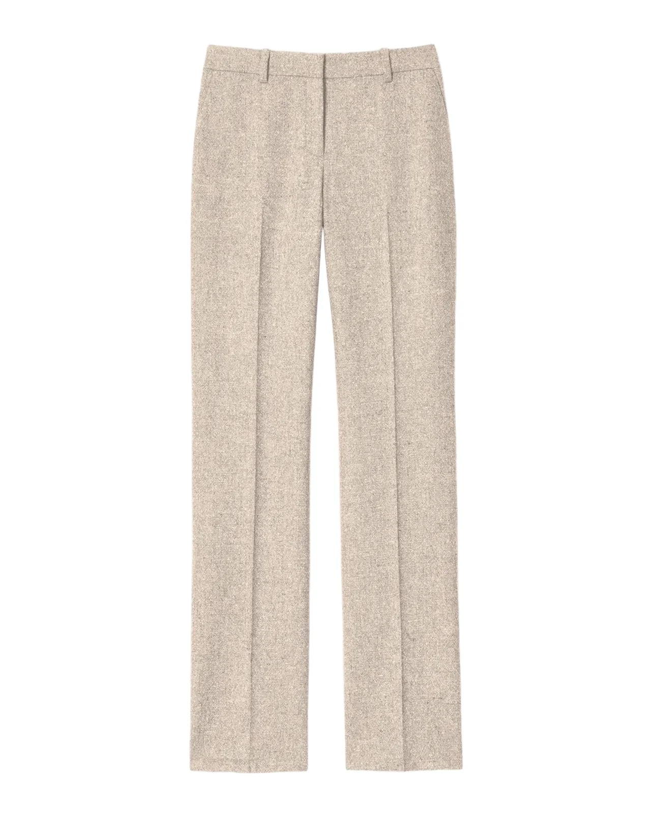 Gates Straight-Leg Donegal Tweed Pants Gates Straight-Leg Donegal Tweed Pants