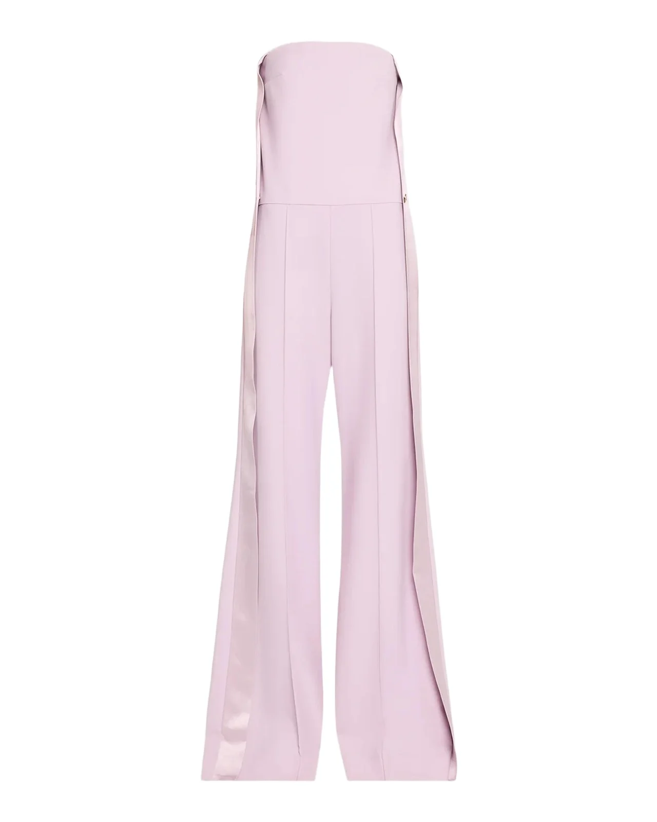 Clash Wide-Leg Tuxedo Jumpsuit