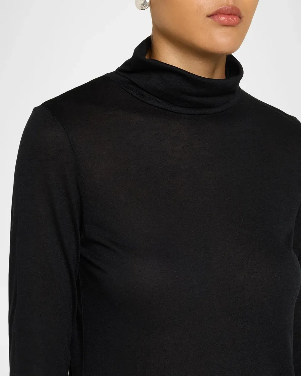 MAJESTIC FILATURES Mock-Neck Stretch Cashmere Sweater | Thumbnail 5