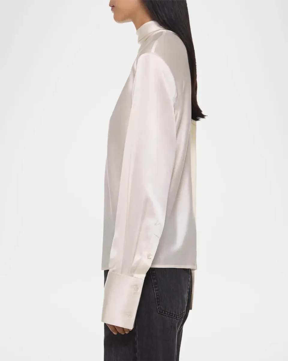 Helmut Lang Scarf Silk Top | Thumbnail 6 Helmut Lang Scarf Silk Top | Thumbnail 6