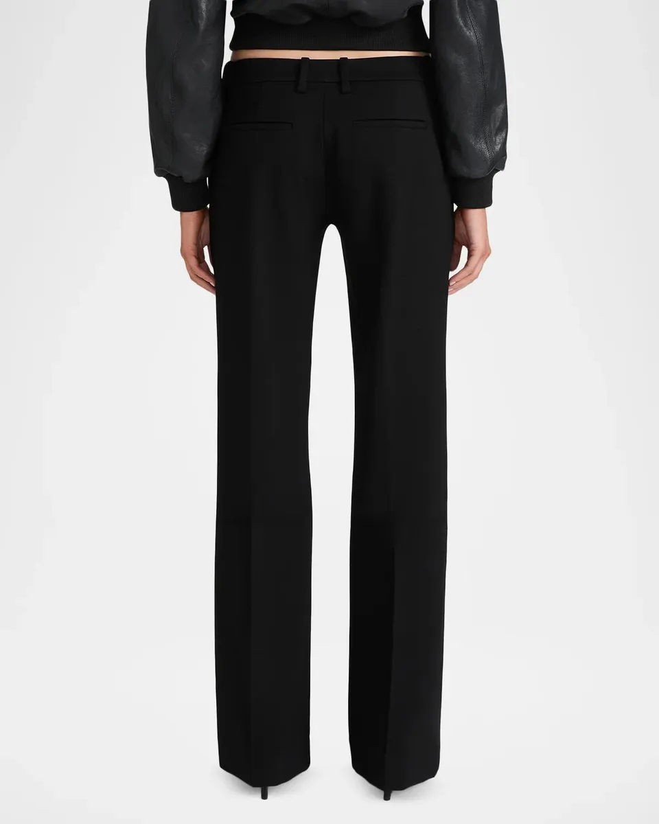 Frame The Low Wide-Leg Trousers | Thumbnail 3 Frame The Low Wide-Leg Trousers | Thumbnail 3