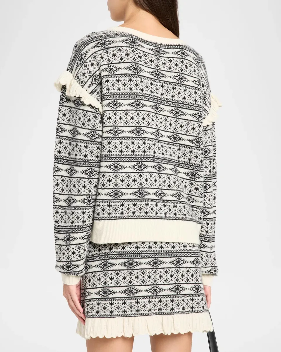 The Garment Faroe Island Fair Isle Wool-Cashmere Sweater | Thumbnail 3 The Garment Faroe Island Fair Isle Wool-Cashmere Sweater | Thumbnail 3