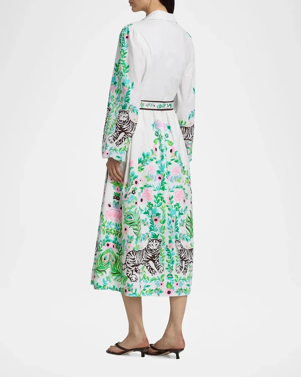 Lilly Pulitzer Luanne Stretch Midi Shirtdress | Thumbnail 3 Lilly Pulitzer Luanne Stretch Midi Shirtdress | Thumbnail 3