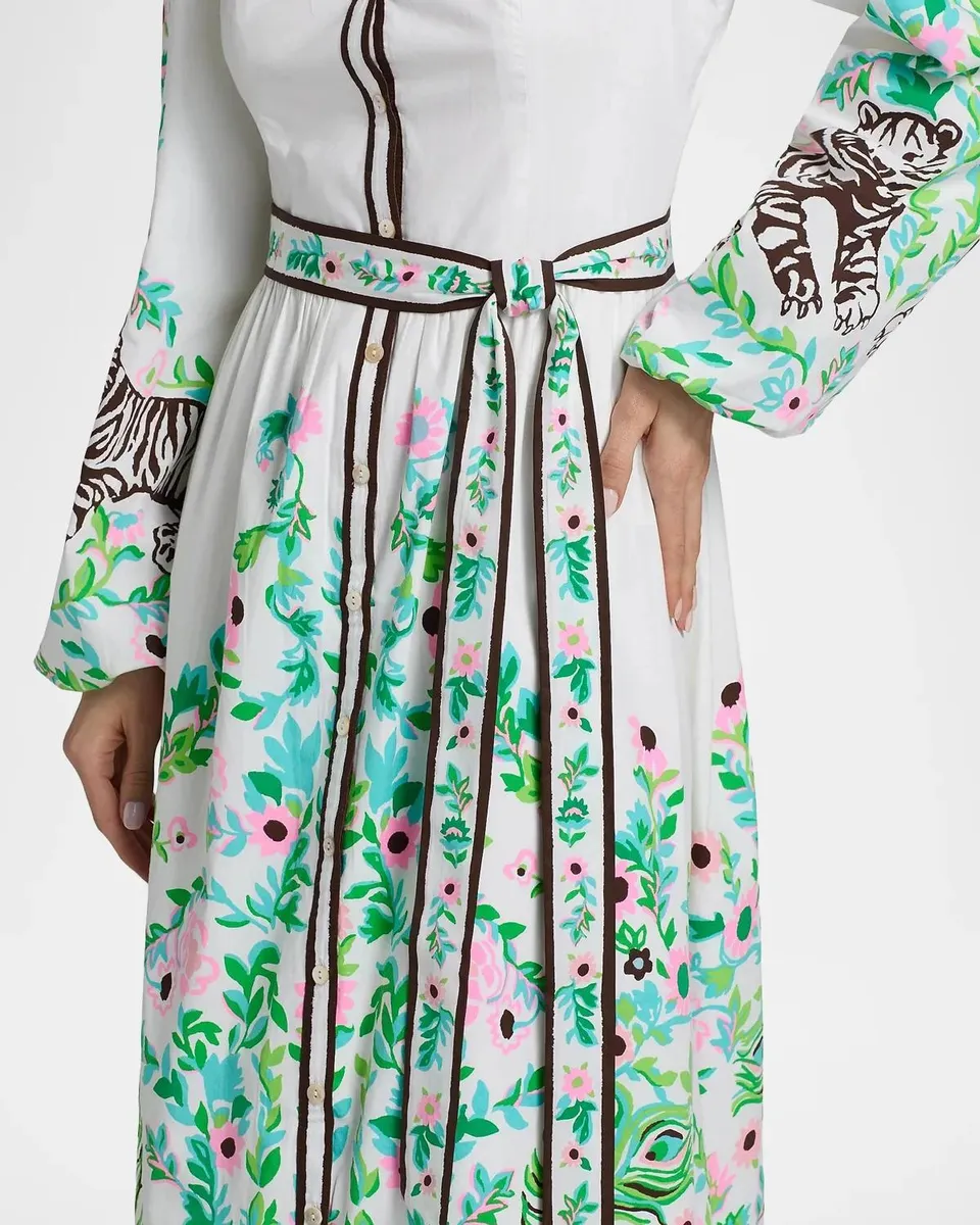Lilly Pulitzer Luanne Stretch Midi Shirtdress | Thumbnail 5 Lilly Pulitzer Luanne Stretch Midi Shirtdress | Thumbnail 5