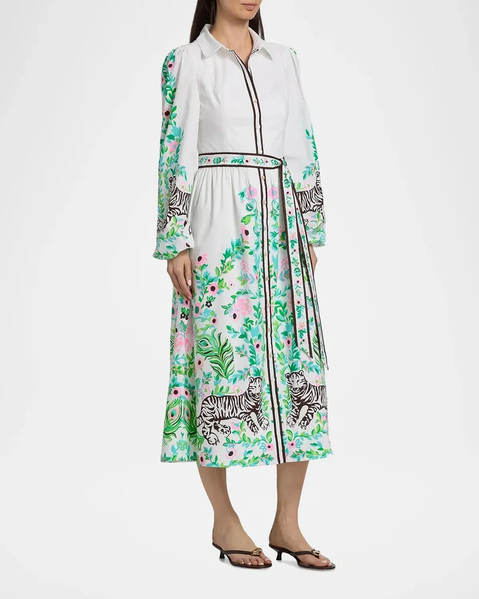Lilly Pulitzer Luanne Stretch Midi Shirtdress | Thumbnail 7 Lilly Pulitzer Luanne Stretch Midi Shirtdress | Thumbnail 7
