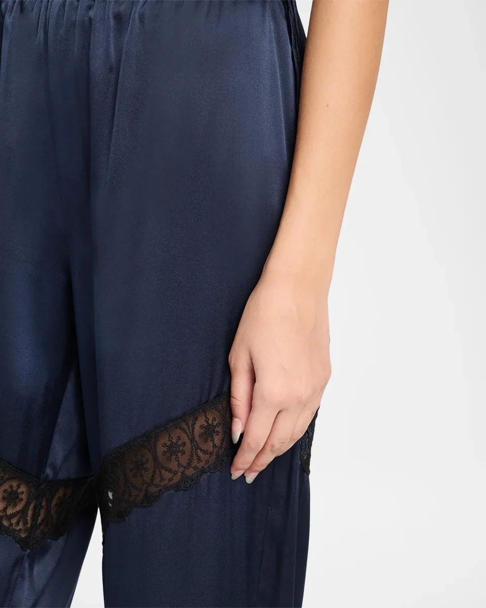 The Garment Cata Stretch-Silk Lace-Trim Pants | Thumbnail 5 The Garment Cata Stretch-Silk Lace-Trim Pants | Thumbnail 5