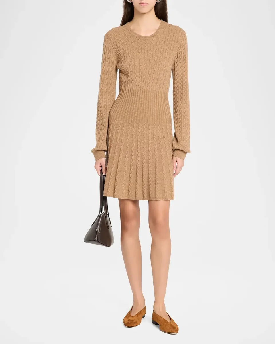 The Garment Como Cable-Knit Wool-Cashmere Dress | Thumbnail 2