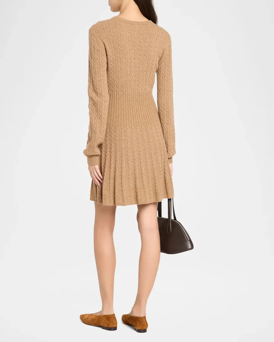 The Garment Como Cable-Knit Wool-Cashmere Dress | Thumbnail 3