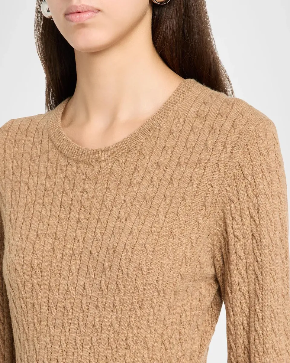 The Garment Como Cable-Knit Wool-Cashmere Dress | Thumbnail 5