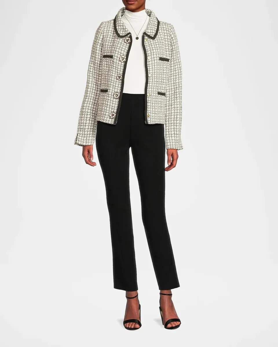 Lilly Pulitzer Kalara Houndstooth Bouclé Blazer | Thumbnail 2 Lilly Pulitzer Kalara Houndstooth Bouclé Blazer | Thumbnail 2