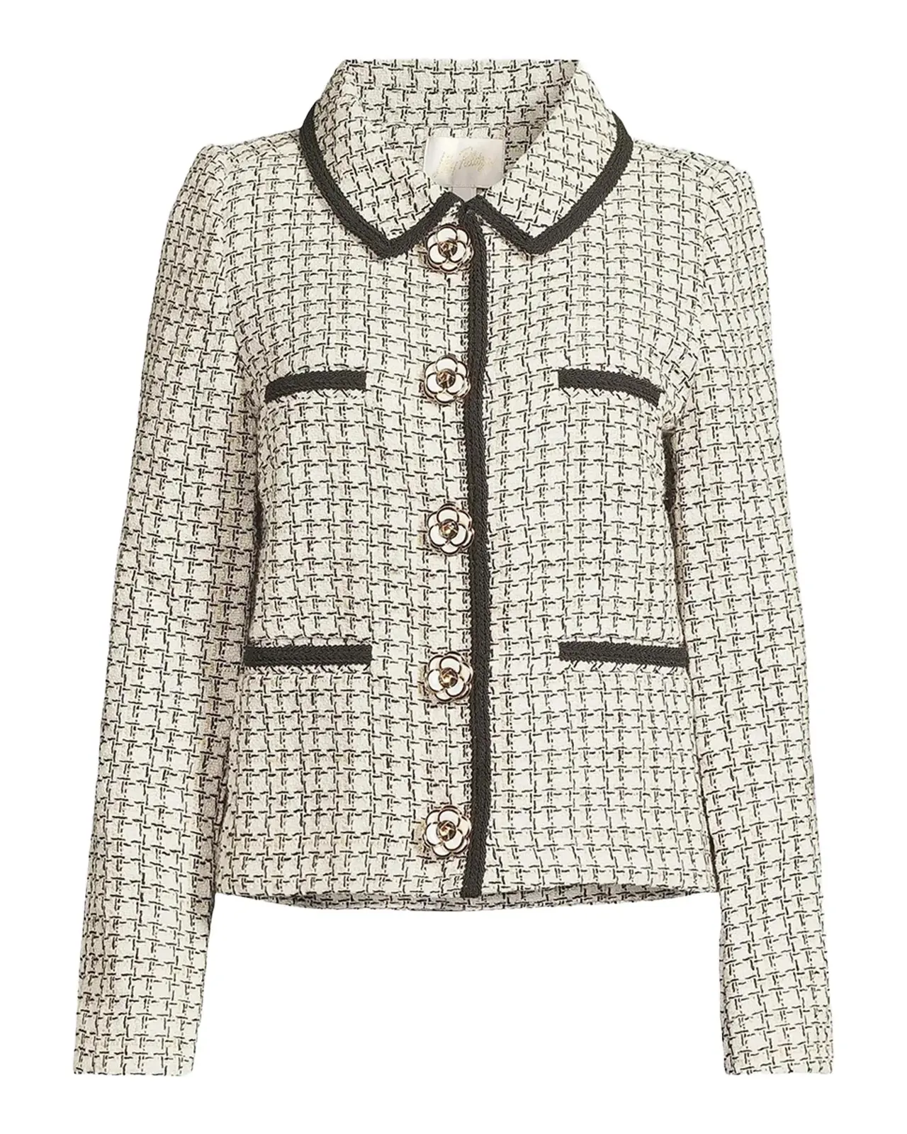 Lilly Pulitzer Kalara Houndstooth Bouclé Blazer