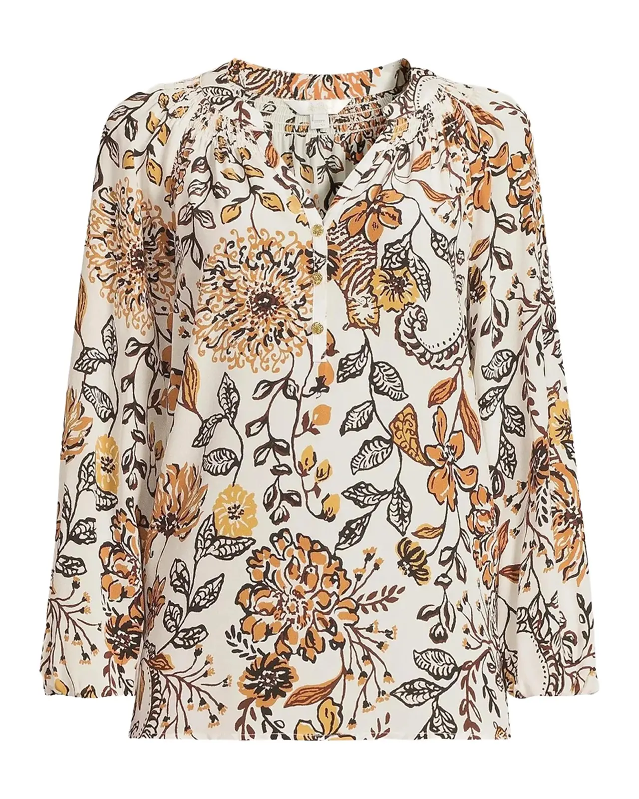 Lilly Pulitzer Elsa Silk Floral Blouse