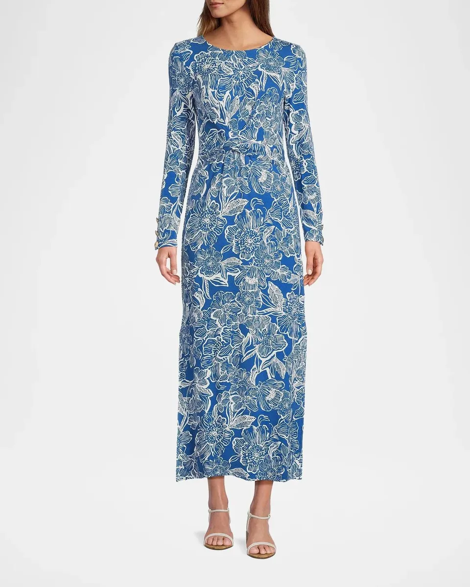Lilly Pulitzer Alessani Floral Maxi Dress | Thumbnail 2