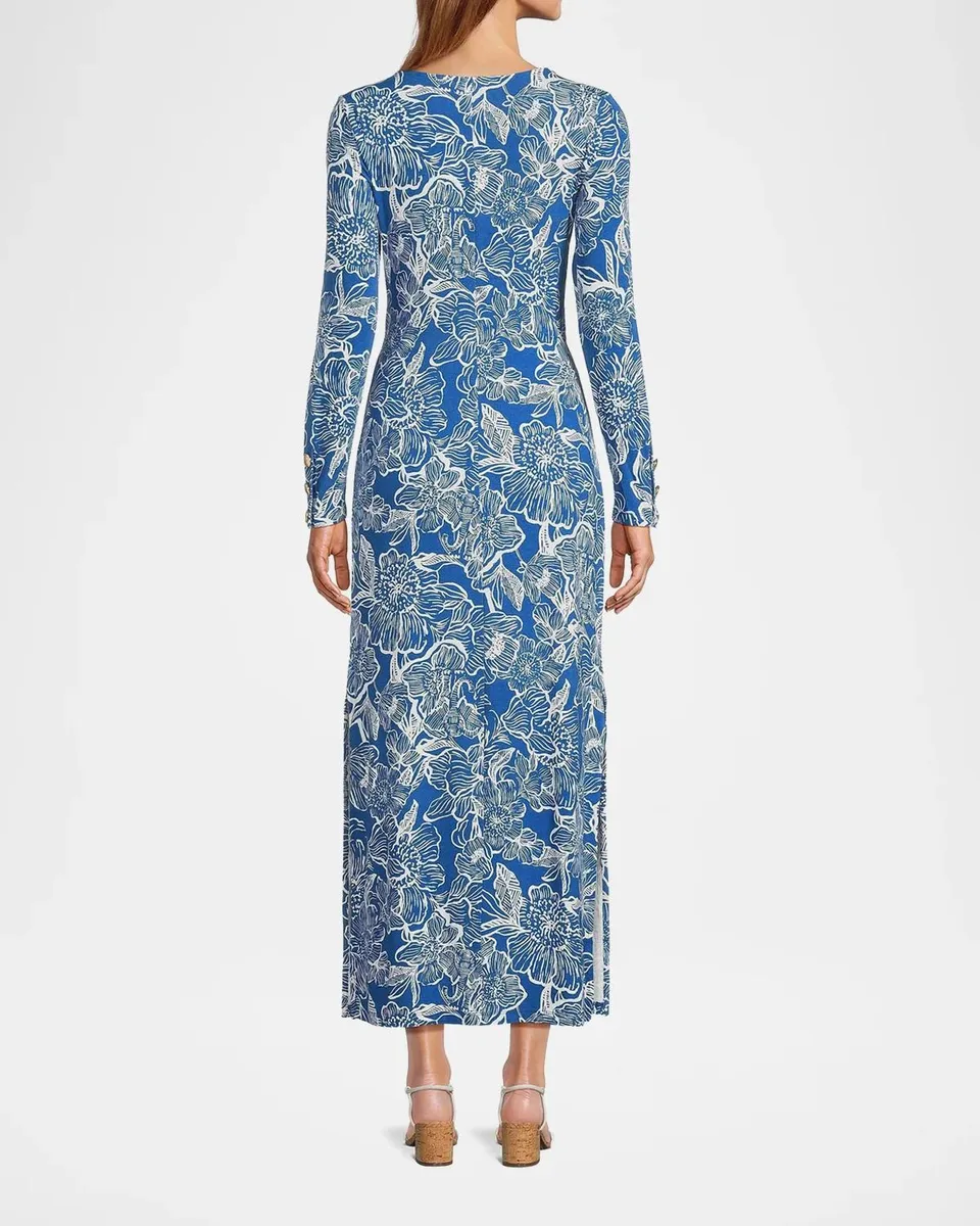 Lilly Pulitzer Alessani Floral Maxi Dress | Thumbnail 3