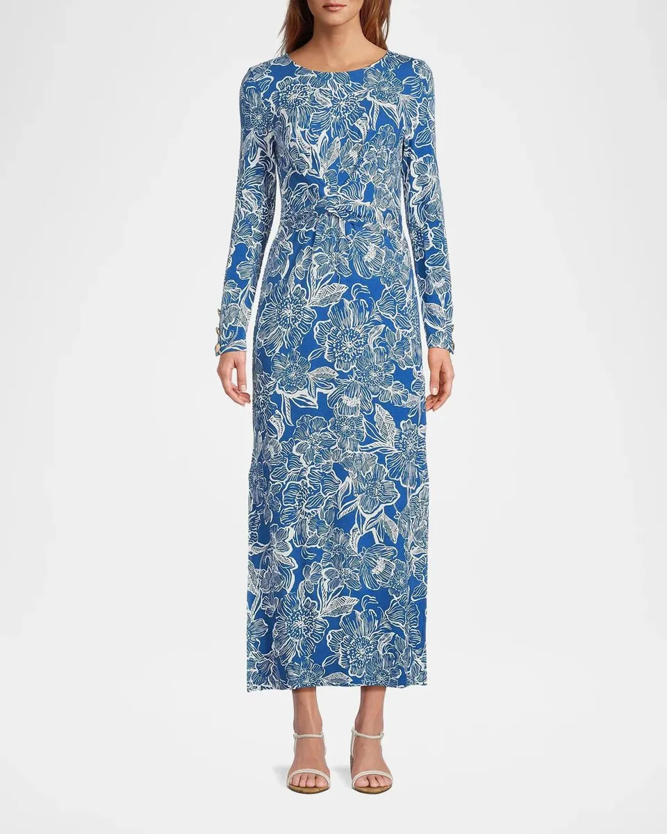 Lilly Pulitzer Alessani Floral Maxi Dress | Thumbnail 4