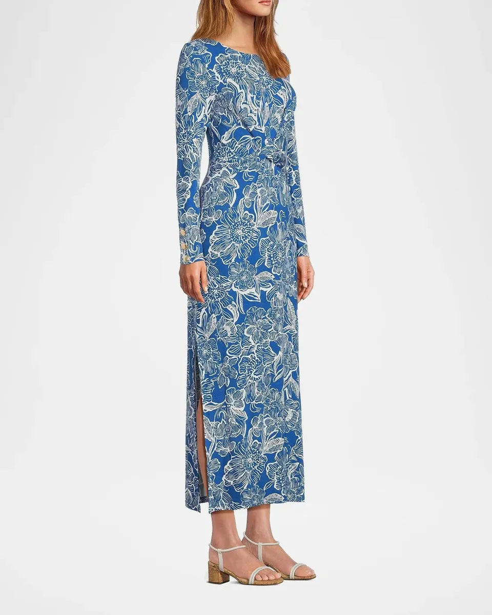 Lilly Pulitzer Alessani Floral Maxi Dress | Thumbnail 6