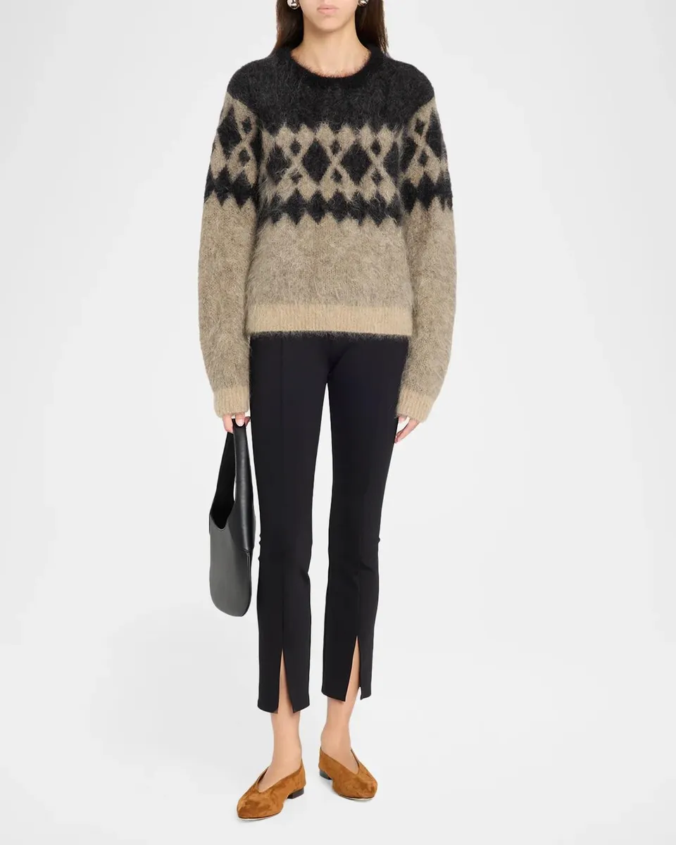 The Garment Roma Argyle Mohair-Blend Sweater | Thumbnail 2
