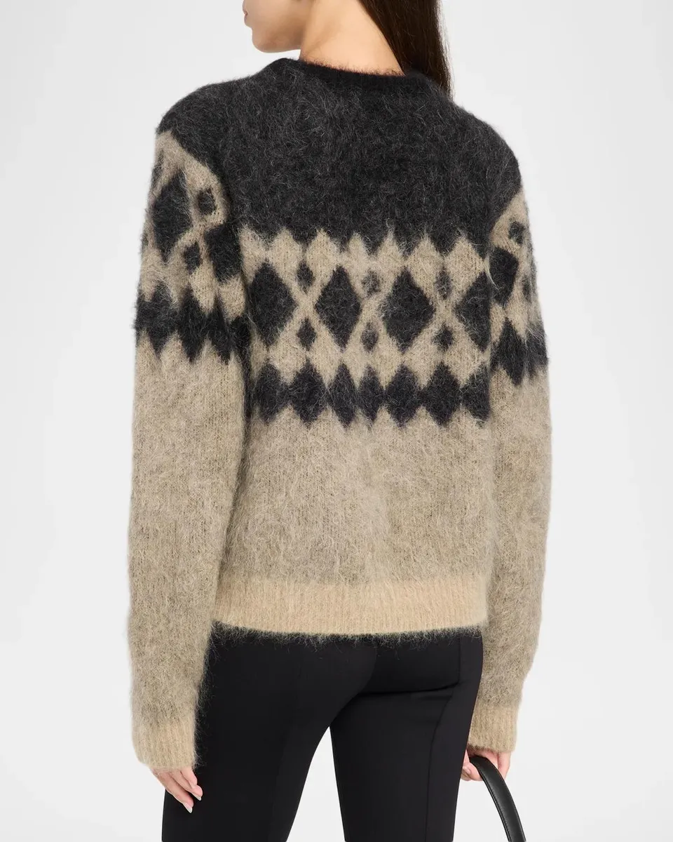 The Garment Roma Argyle Mohair-Blend Sweater | Thumbnail 3