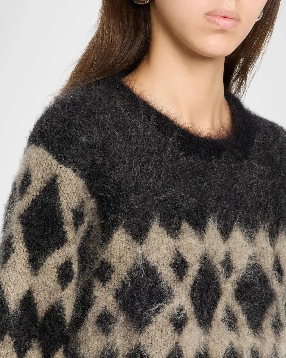 The Garment Roma Argyle Mohair-Blend Sweater | Thumbnail 5