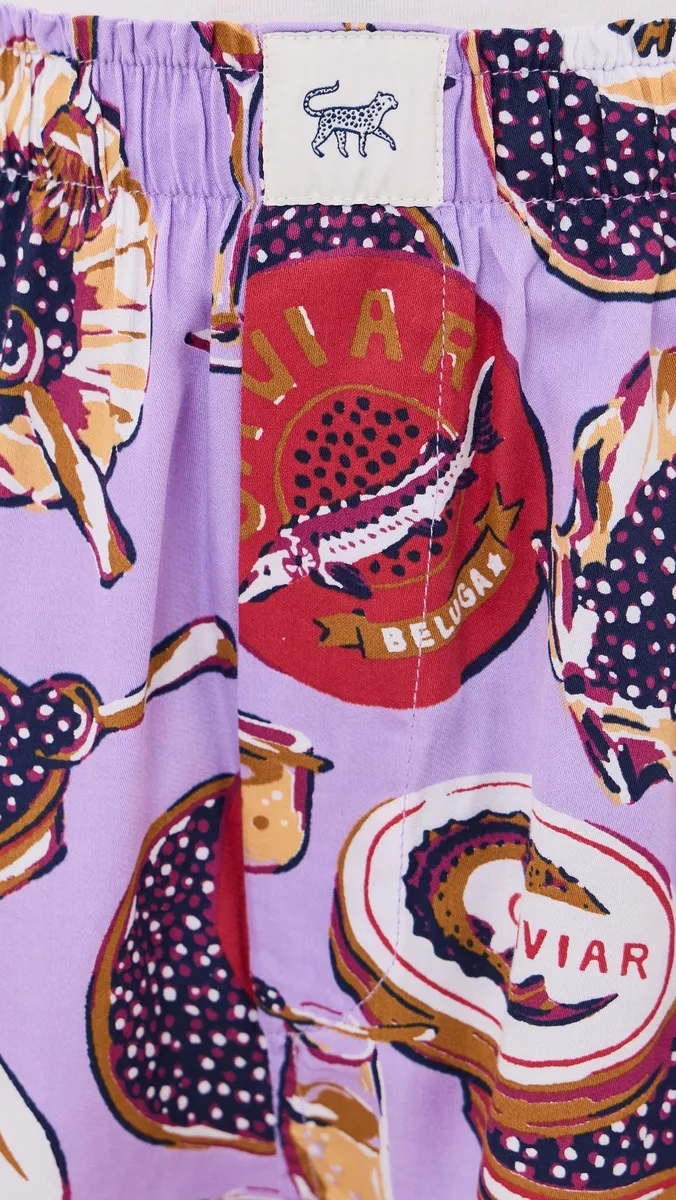 Printfresh Champagne and Caviar Boyfriend Boxers | Thumbnail 6 Printfresh Champagne and Caviar Boyfriend Boxers | Thumbnail 6