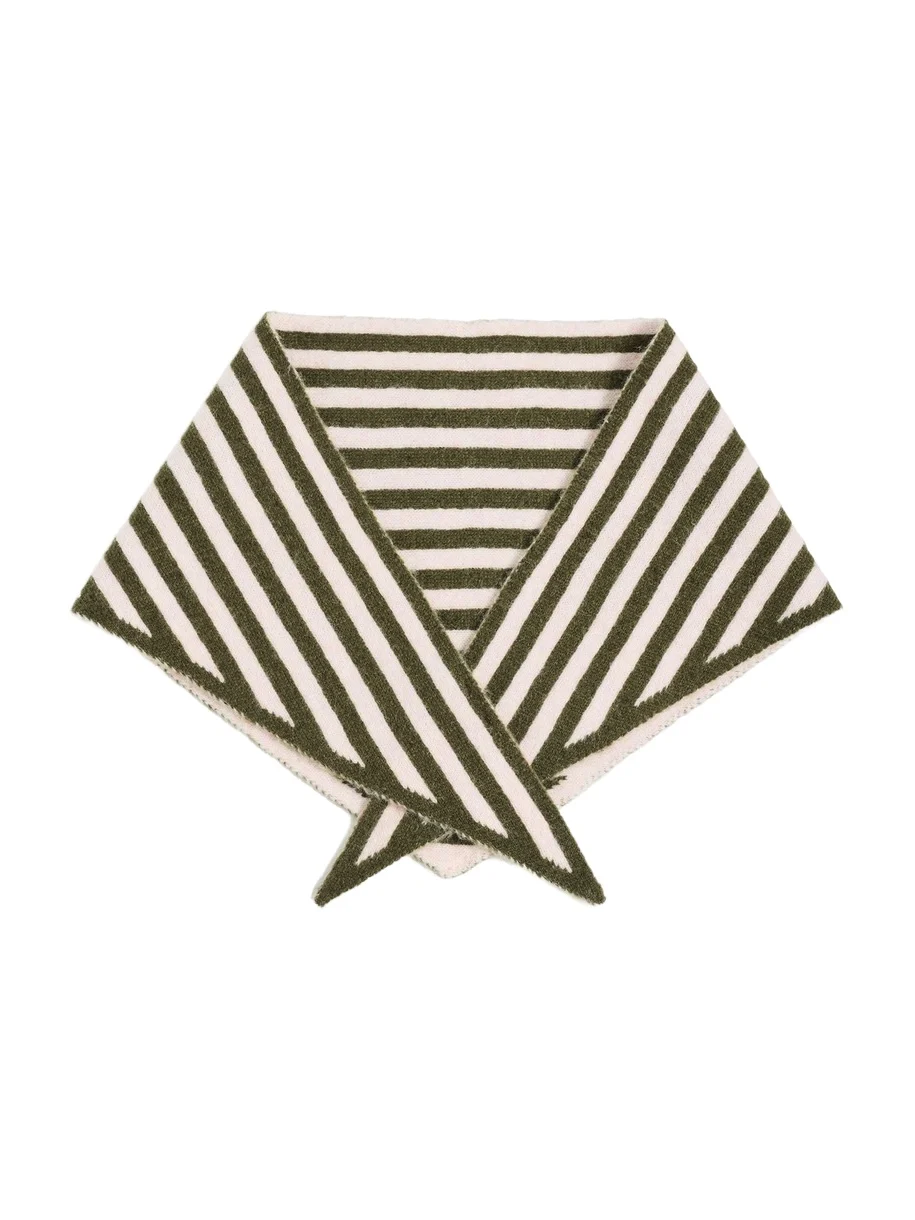 Striped Triangle Scarf Striped Triangle Scarf