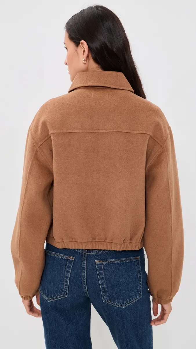 Marine Layer Zip Up Wool Jacket | Thumbnail 3 Marine Layer Zip Up Wool Jacket | Thumbnail 3