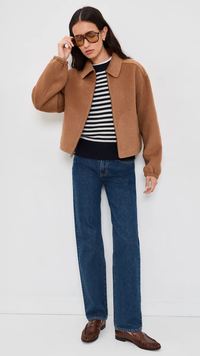Marine Layer Zip Up Wool Jacket | Thumbnail 5 Marine Layer Zip Up Wool Jacket | Thumbnail 5