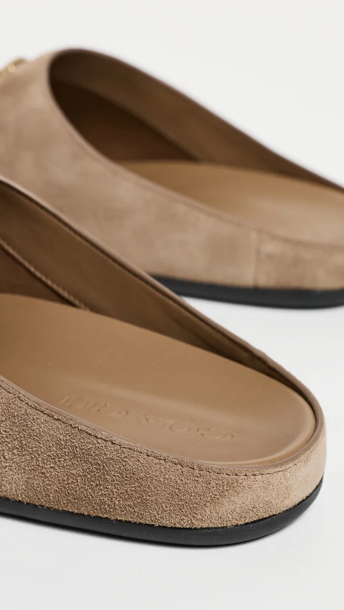 Coach Sculpted C Soft Suede Mules | Thumbnail 4